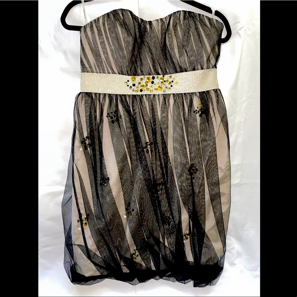 Phoebe Couture strapless dress